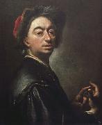 Peter Johannes Brandl Self portrait oil painting reproduction